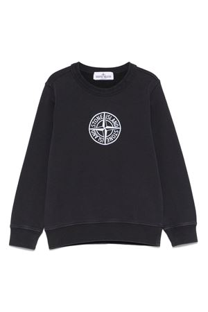 Compass-Embroidered Sweatshirt STONE ISLAND KIDS | K1S166100020S0141V0020